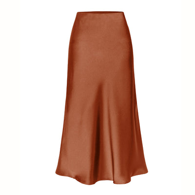 KEITH™ - Elegant High Waist Side Slit Midi Skirt